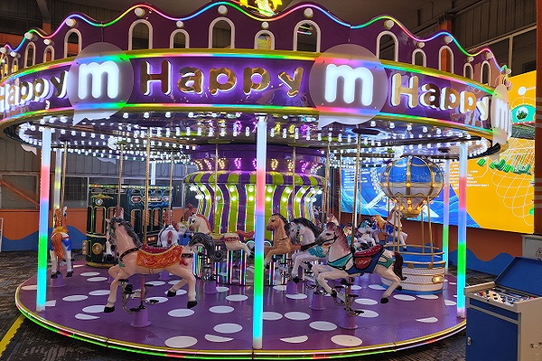 custom theme 30 seater carousel ride