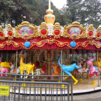 36 seats amusement park carousel animals