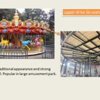 upper drive 36 seats carousel ride