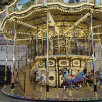 Dinis 48 seater luxurious 2 story carousel ride