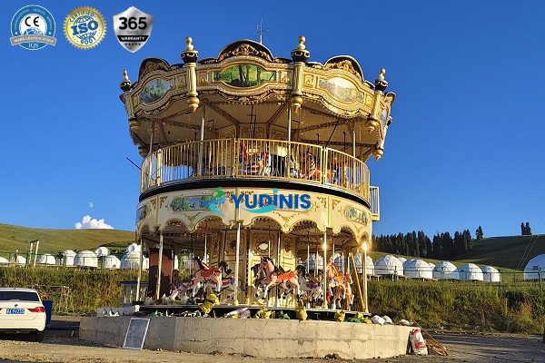 Dinis 38 seater double decker full size carousel