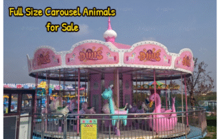full size animal themed merry go round ride