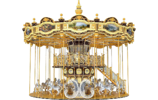 Dinis Factory double deck carousel horse ride
