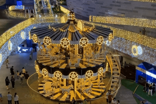 starry sky two story merry go round ride