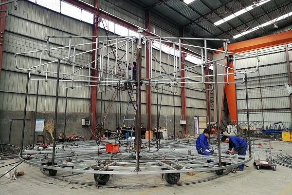 high-strength steel for the carousel frame