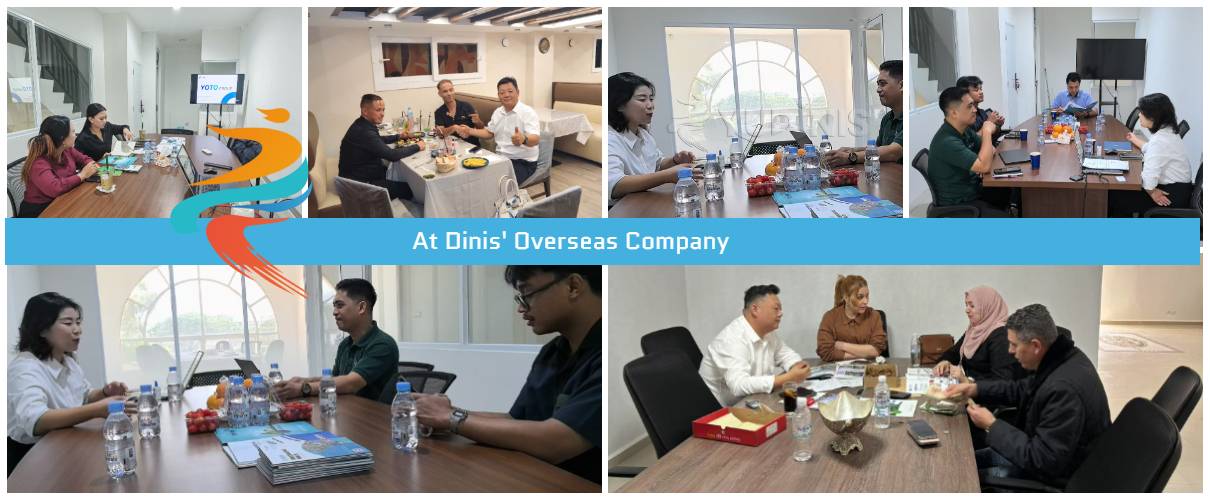 Dinis overseas company customer visit