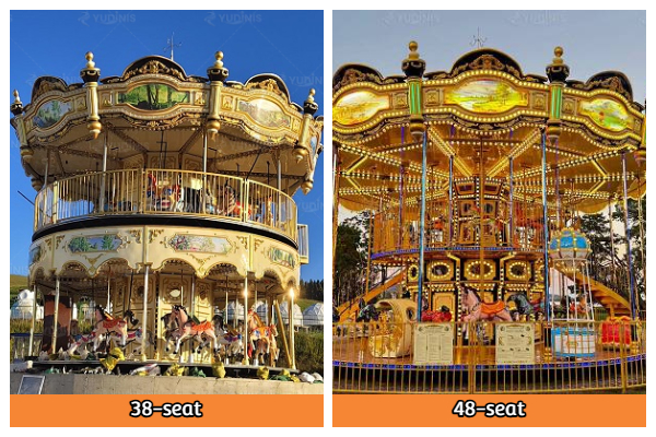 double decker carousels for zoo
